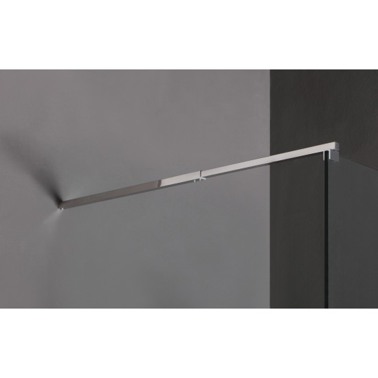 1100 x 2100mm Frameless 10mm Safety Glass Shower Screen 1100 x 2100mm Frameless 10mm Safety Glass Shower Screen