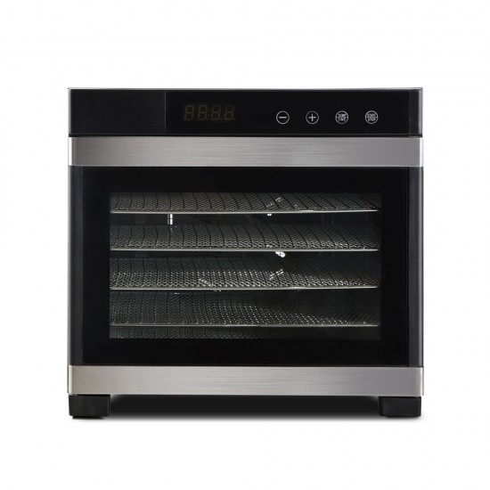 6 Trays Commercial Food Dehydrator Stainless Steel Fruit Dryer 6 Trays Commercial Food Dehydrator Stainless Steel Fruit Dryer