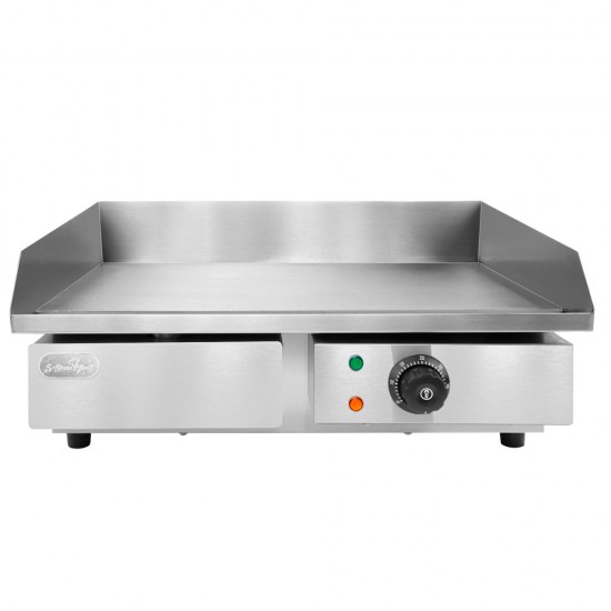 5 Star Chef 3000W Electric Griddle Hot Plate - Stainless Steel 5 Star Chef 3000W Electric Griddle Hot Plate - Stainless Steel