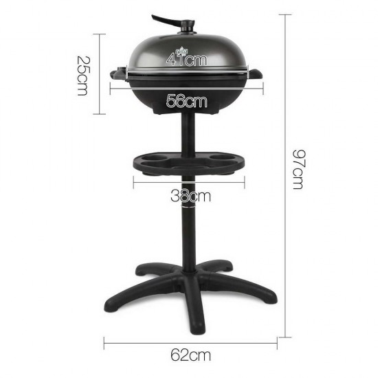 Grillz Portable Electric BBQ With Stand Grillz Portable Electric BBQ With Stand
