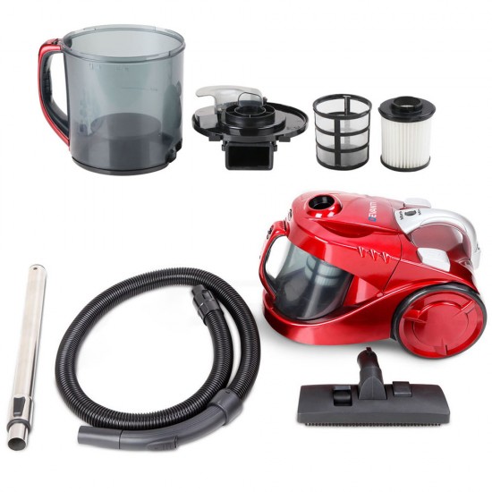 Bagless Cyclone Cyclonic Vacuum Cleaner - Red Bagless Cyclone Cyclonic Vacuum Cleaner - Red