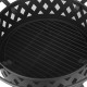 Grillz 32 Inch Portable Outdoor Fire Pit and BBQ - Black Grillz 32 Inch Portable Outdoor Fire Pit and BBQ - Black