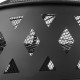Grillz 32 Inch Portable Outdoor Fire Pit and BBQ - Black Grillz 32 Inch Portable Outdoor Fire Pit and BBQ - Black