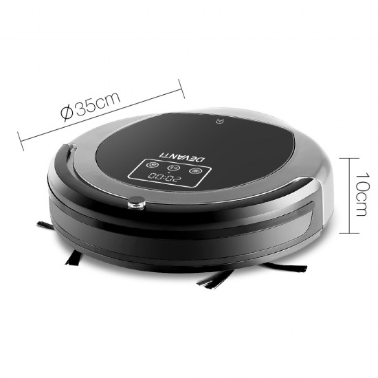 Robotic Vacuum Cleaner - Black & Grey Robotic Vacuum Cleaner - Black & Grey