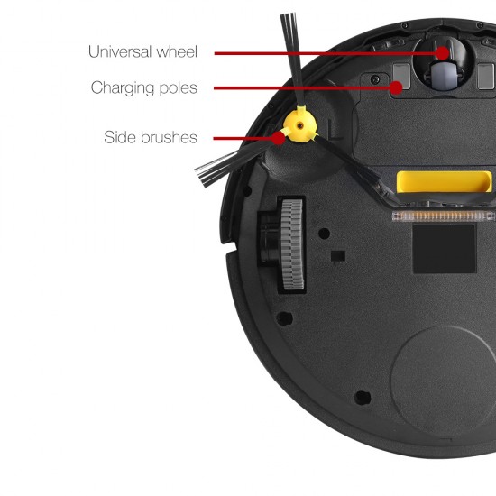4 Mode Robotic Vacuum Cleaner - Charcoal 4 Mode Robotic Vacuum Cleaner - Charcoal