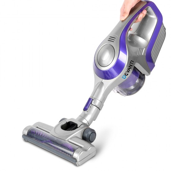 Cordless Stick Vacuum Cleaner - Purple & Grey Cordless Stick Vacuum Cleaner - Purple & Grey
