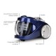 2800W Bagless Vacuum - Blue 2800W Bagless Vacuum - Blue