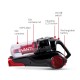 120W Stick Handstick Cordless Vacuum Cleaner Red Black with Spare Battery 120W Stick Handstick Cordless Vacuum Cleaner Red Black with Spare Battery
