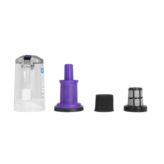 120W Handstick Bagless Cordless Vacuum Cleaner Purple Grey with Spare Battery 120W Handstick Bagless Cordless Vacuum Cleaner Purple Grey with Spare Battery