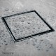 115x115mm Stainless Steel Shower Grate Tile Insert Drain Square Bathroom Home 115x115mm Stainless Steel Shower Grate Tile Insert Drain Square Bathroom Home