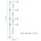 Artiss DIY Metal Ceiling Pipe Shelf Artiss DIY Metal Ceiling Pipe Shelf
