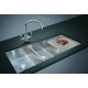 1160x460mm Handmade Stainless Steel Undermount / Topmount Kitchen Laundry Sink with Waste 1160x460mm Handmade Stainless Steel Undermount / Topmount Kitchen Laundry Sink with Waste