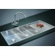 1160x460mm Handmade Stainless Steel Undermount / Topmount Kitchen Laundry Sink with Waste 1160x460mm Handmade Stainless Steel Undermount / Topmount Kitchen Laundry Sink with Waste
