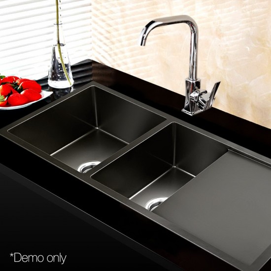 Cefito 1000 x 450mm Stainless Steel Sink - Black Cefito 1000 x 450mm Stainless Steel Sink - Black
