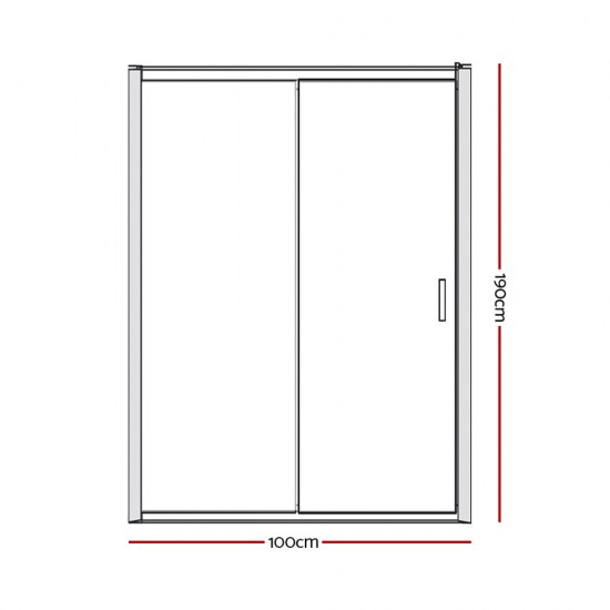 Cefito 1000mm Wall to Wall Shower Screen Cefito 1000mm Wall to Wall Shower Screen