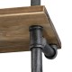Artiss Rustic Industrial Pipe Shelf Floating Storage Wall Mount Artiss Rustic Industrial Pipe Shelf Floating Storage Wall Mount