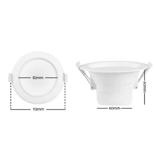 10 x LUMEY LED Downlight Kit Ceiling Light Bathroom Kitchen Daylight White 12W 10 x LUMEY LED Downlight Kit Ceiling Light Bathroom Kitchen Daylight White 12W