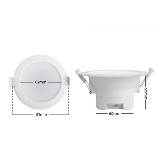 10 x LUMEY LED Downlight Kit Ceiling Bathroom Light CCT Changeable 13W 10 x LUMEY LED Downlight Kit Ceiling Bathroom Light CCT Changeable 13W