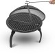 Grillz 22 Inch Portable Foldable Outdoor Fire Pit Fireplace Grillz 22 Inch Portable Foldable Outdoor Fire Pit Fireplace