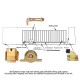 LockMaster Sliding Gate Hardware Accessory Kit LockMaster Sliding Gate Hardware Accessory Kit