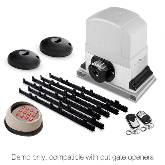 LockMaster Infrared Solar Swing Sliding Gate Opener LockMaster Infrared Solar Swing Sliding Gate Opener