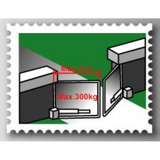 300KG Single Swing Auto Motor Remote Gate Opener 300KG Single Swing Auto Motor Remote Gate Opener