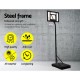 Everfit Adjustable Portable Basketball Stand Hoop System Rim Everfit Adjustable Portable Basketball Stand Hoop System Rim