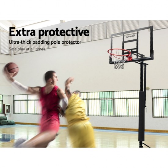 Everfit 3.05M Portable Basketball Stand System Height Adjustable Black Everfit 3.05M Portable Basketball Stand System Height Adjustable Black