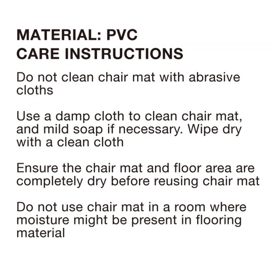Vinyl Floor Protector 1350 x 1140mm Vinyl Floor Protector 1350 x 1140mm
