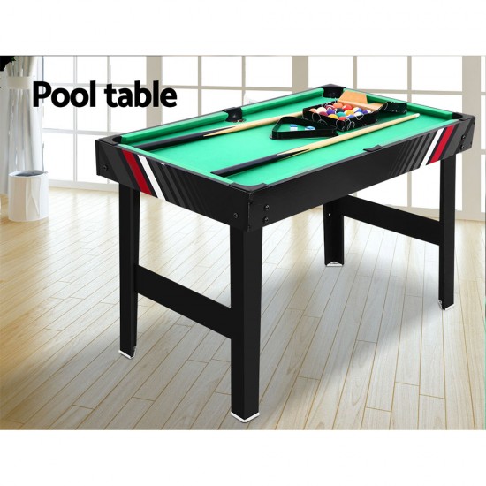 4FT 4-In-1 Soccer Table Tennis Ice Hockey Pool Game Football Foosball Kids Adult 4FT 4-In-1 Soccer Table Tennis Ice Hockey Pool Game Football Foosball Kids Adult