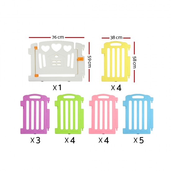Cuddly Baby 21-Panel Plastic Baby Playpen Interactive Kids Toddler Cuddly Baby 21-Panel Plastic Baby Playpen Interactive Kids Toddler