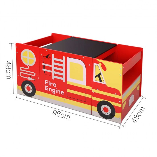Keezi Kids Fire Truck Table & Chair Set Keezi Kids Fire Truck Table & Chair Set