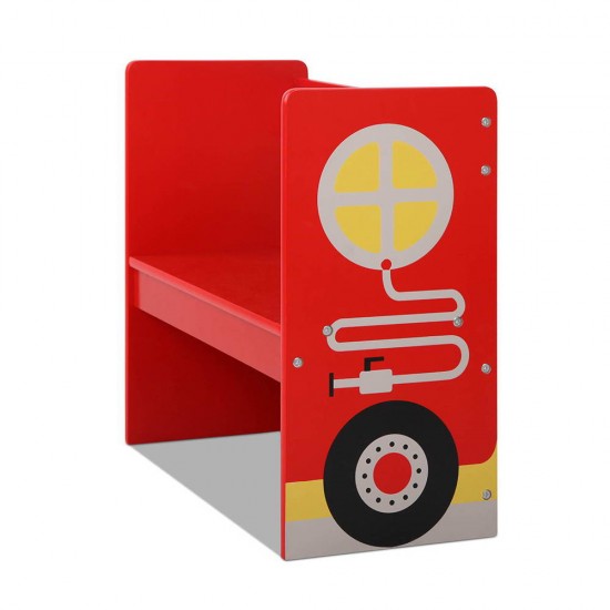 Keezi Kids Fire Truck Table & Chair Set Keezi Kids Fire Truck Table & Chair Set