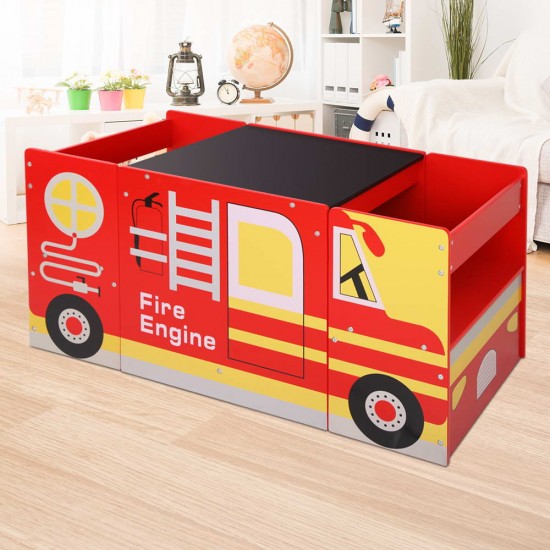 Keezi Kids Fire Truck Table & Chair Set Keezi Kids Fire Truck Table & Chair Set