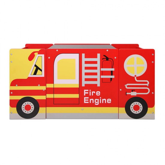 Keezi Kids Fire Truck Table & Chair Set Keezi Kids Fire Truck Table & Chair Set