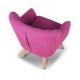 Artiss Kids Fabric Accent Armchair - Pink Artiss Kids Fabric Accent Armchair - Pink