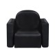 Artiss Kids Covertible Armchair - Black Artiss Kids Covertible Armchair - Black