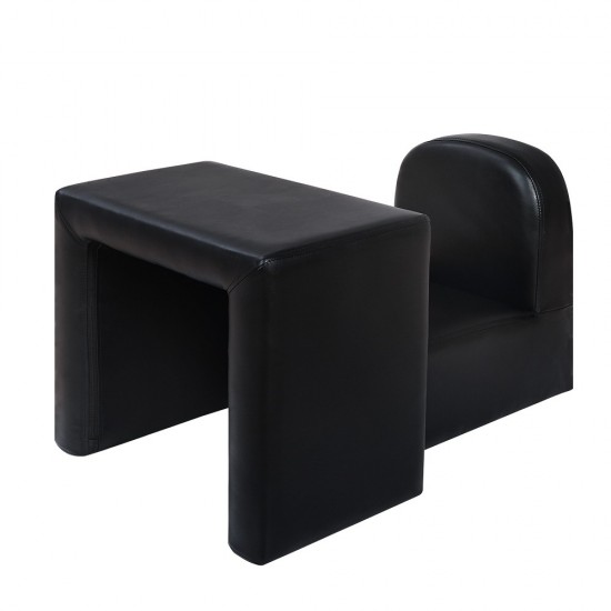 Artiss Kids Covertible Armchair - Black Artiss Kids Covertible Armchair - Black