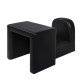 Artiss Kids Covertible Armchair - Black Artiss Kids Covertible Armchair - Black