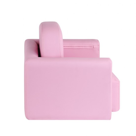 Artiss Kids Covertible Armchair - Pink Artiss Kids Covertible Armchair - Pink
