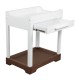 Sorrento Letto Change Centre - White Espresso Sorrento Letto Change Centre - White Espresso