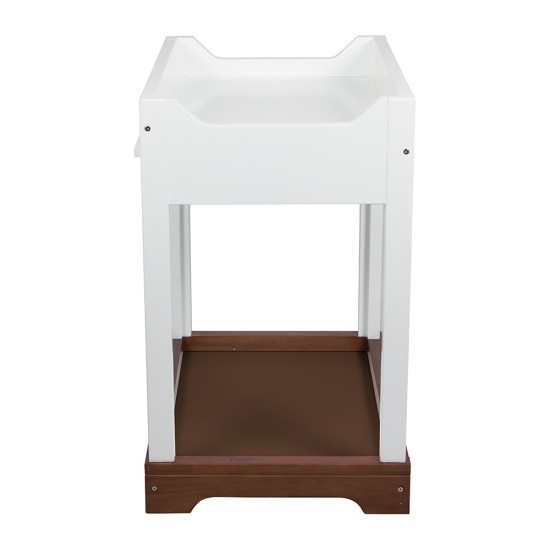 Sorrento Letto Change Centre - White Espresso Sorrento Letto Change Centre - White Espresso