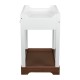 Sorrento Letto Change Centre - White Espresso Sorrento Letto Change Centre - White Espresso