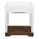 Sorrento Letto Change Centre - White Espresso Sorrento Letto Change Centre - White Espresso