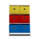 Removable Fabric Multi-bin Toy Box Removable Fabric Multi-bin Toy Box