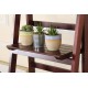 5 Tier Wooden Ladder Shelf Stand Storage Book Shelves Shelving Display Rack 5 Tier Wooden Ladder Shelf Stand Storage Book Shelves Shelving Display Rack