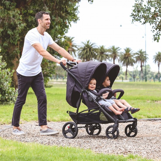 Apari Twin Stroller Cinder Apari Twin Stroller Cinder