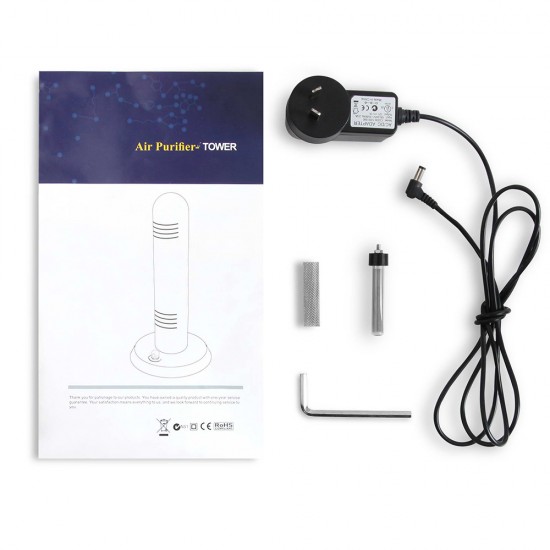 Stainless Steel Plasma Ioniser Tower - Silver Stainless Steel Plasma Ioniser Tower - Silver