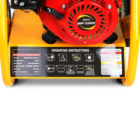 Giantz Water Pressure Washer 8HP Giantz Water Pressure Washer 8HP