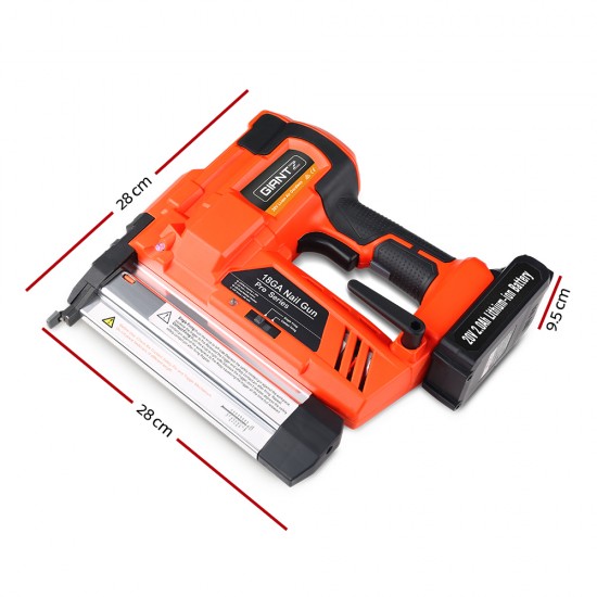 Giantz Cordless Nail Gun with a Lithium Battery Giantz Cordless Nail Gun with a Lithium Battery